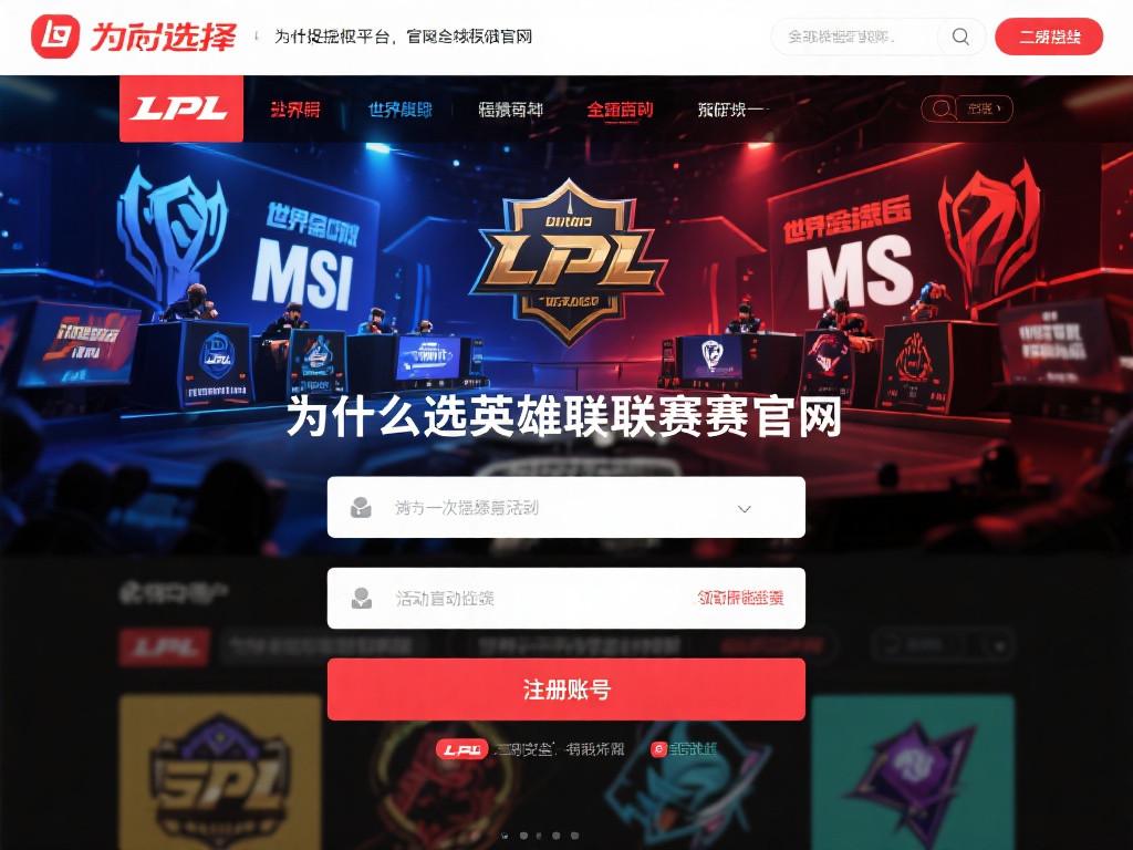 英雄联盟赛事官网注册教程,快速加入观赛行列轻松上手指南